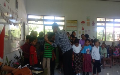 Dipimpin Ibu Ketua Majelis Jemaat, Syukuran  Paskah di Sekolah Berlangsung Penuh Sukacita